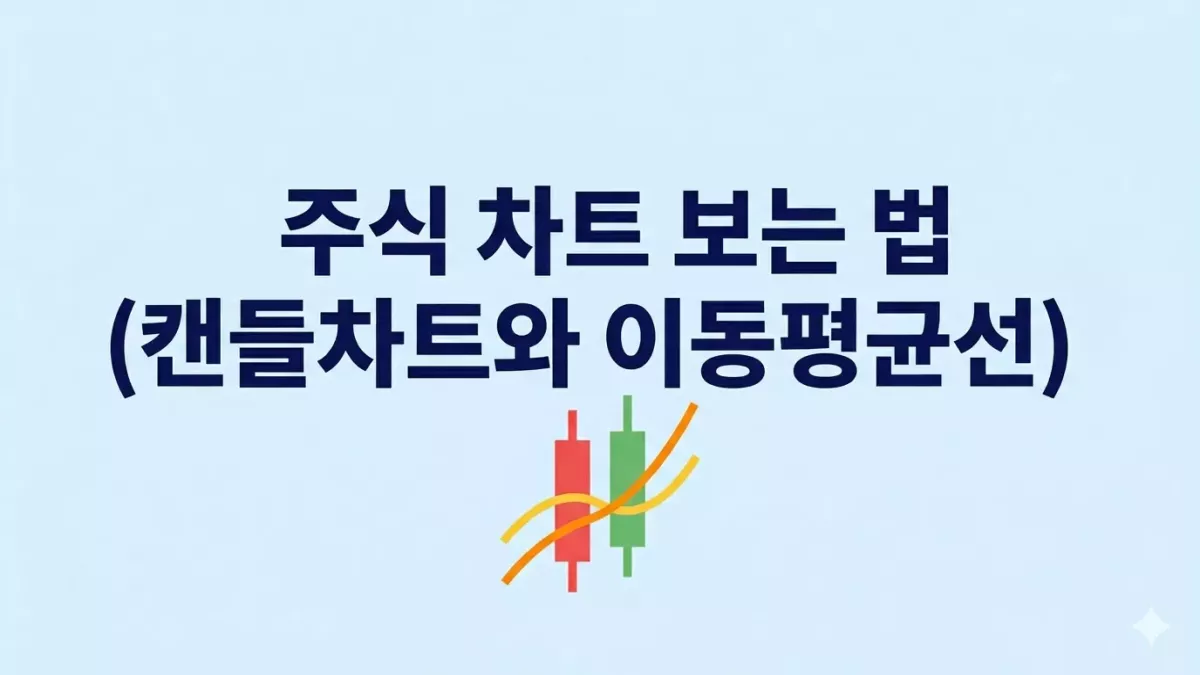 주식 차트 보는 법(캔들차트와 이동평균선)